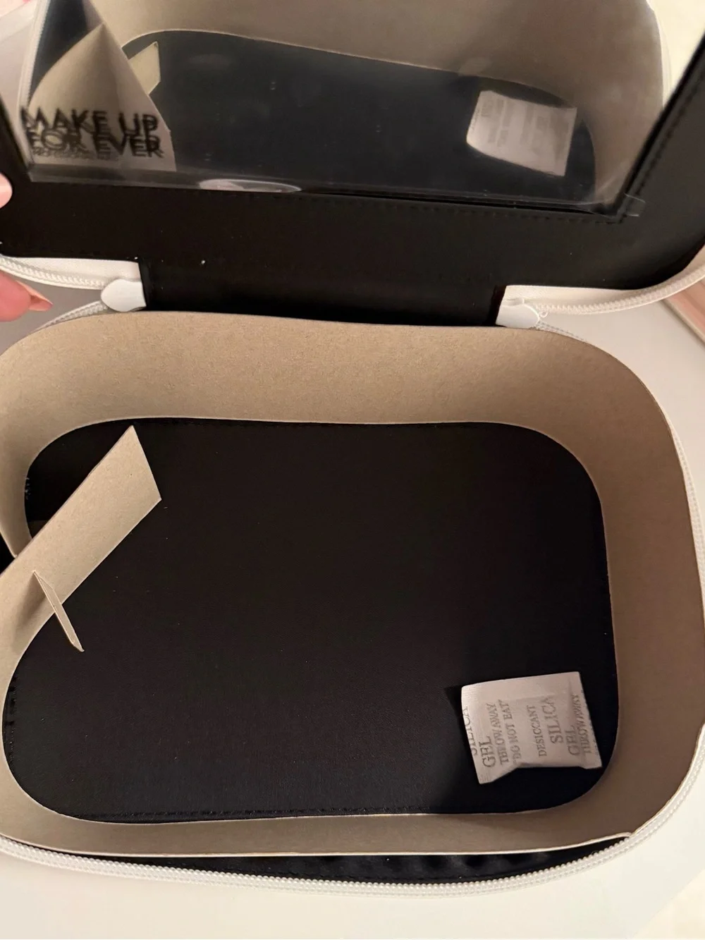 Makeup Forever White Cosmetic Travel Case